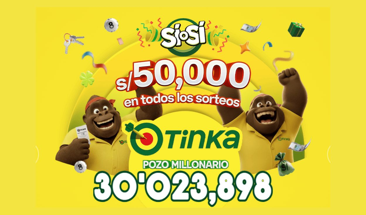 Resultados de La Tinka del domingo 27 de septiembre: números ganadores, premios del Pozo Millonario, boliyapa, S/50.000 y más