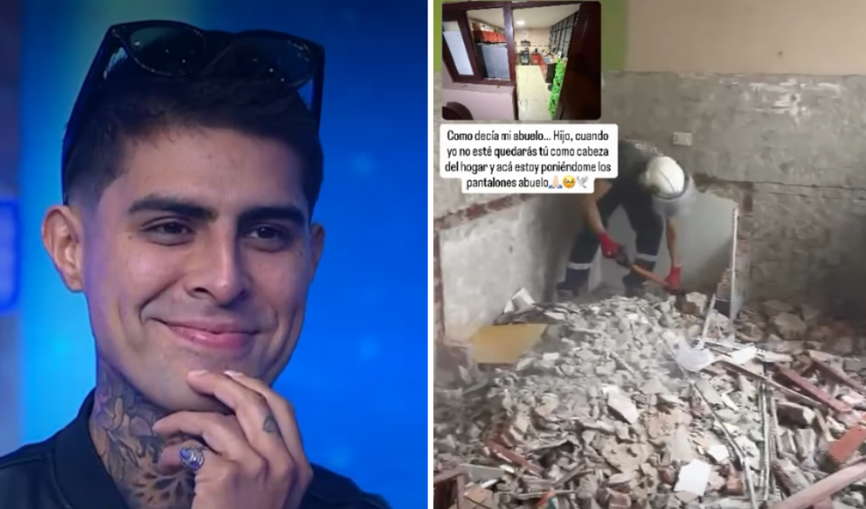 Paul Michael impacta al destruir la casa de su abuela y revela el motivo: “Poniéndome los pantalones”