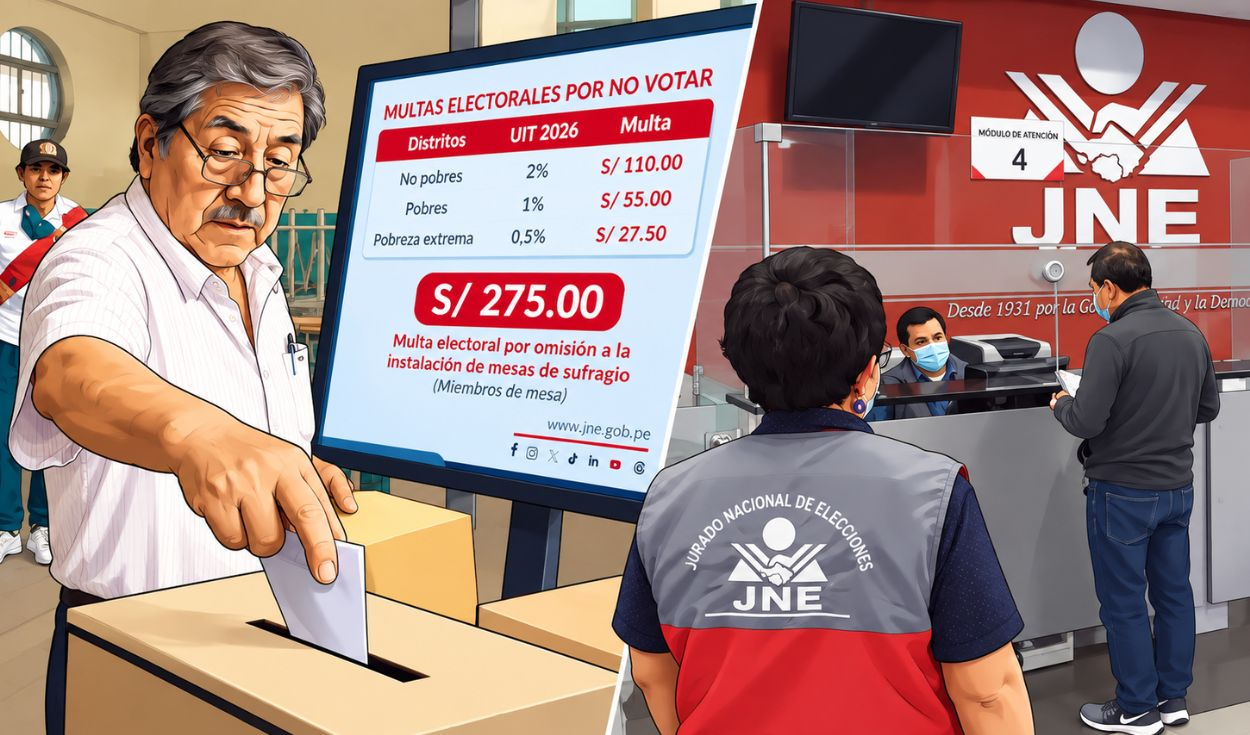 ¿Qué pasa si no pago la multa por no votar?: sanciones, trámites impedidos y cobranza coactiva del JNE