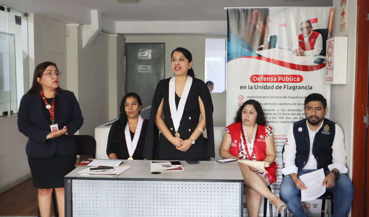 Piura: escolares conocen cómo funciona la “Ruta de la Flagrancia”