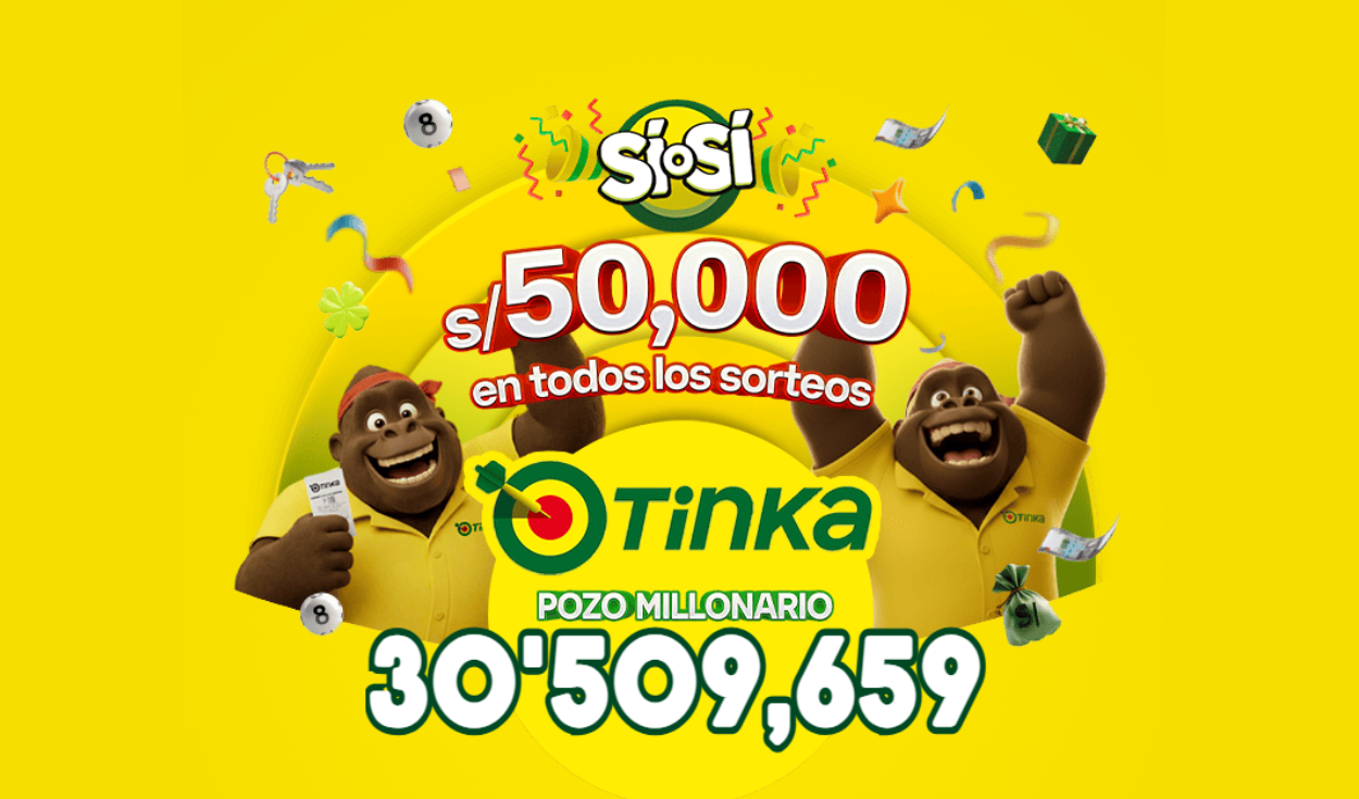 Resultados de La Tinka del miércoles 30 de septiembre: números ganadores, premios del Pozo Millonario, boliyapa, S/50.000 y más
