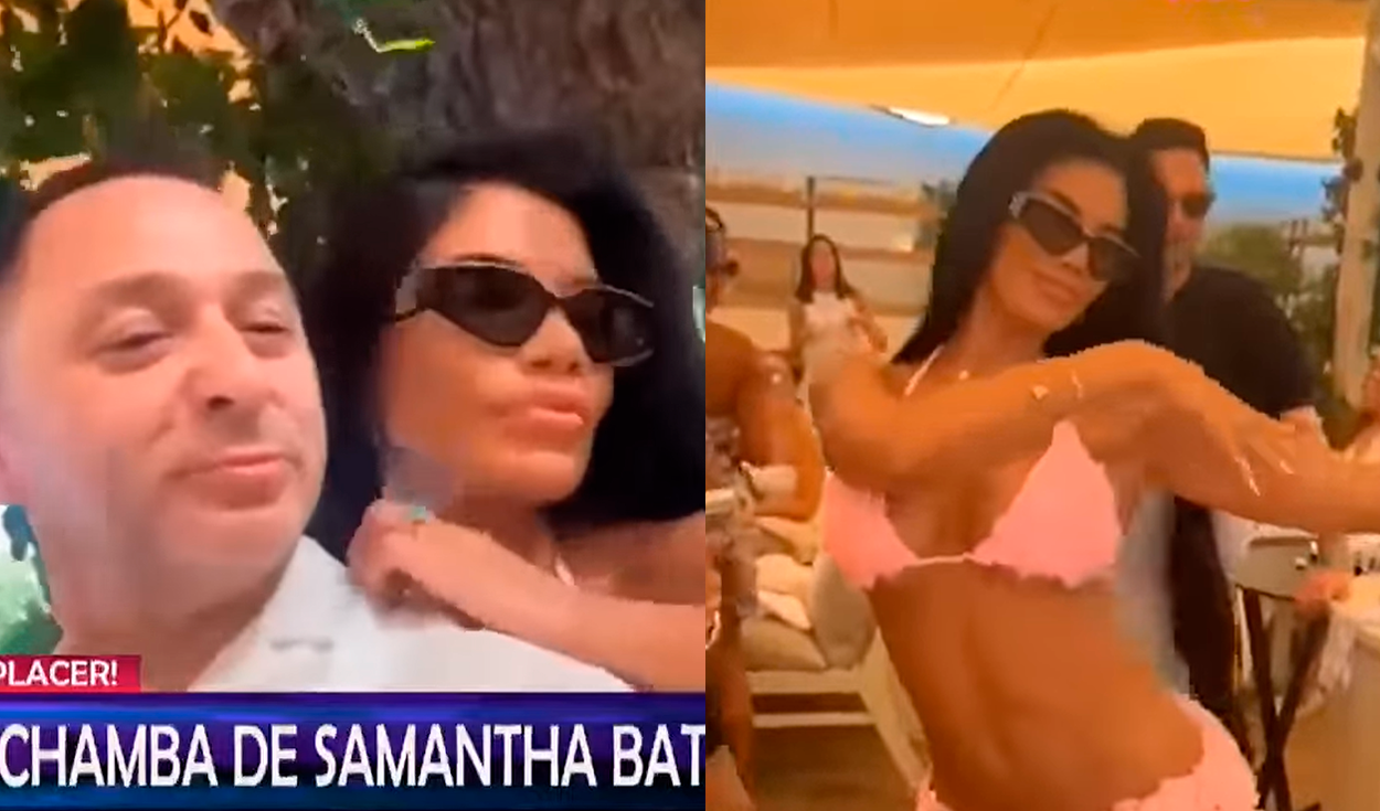 Samantha Batallanos cuenta cómo realiza sus lujosos viajes por Europa financiados por empresarios millonarios: “Nos pagan y hacemos contenido”