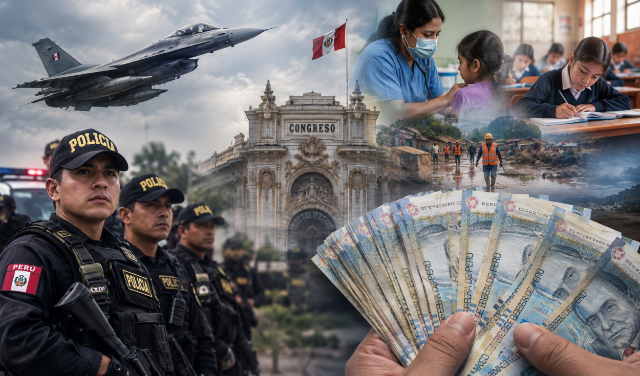 Gobierno pide crédito suplementario por S/8.228 millones: aviones caza, pensiones, seguridad, salud y FEN