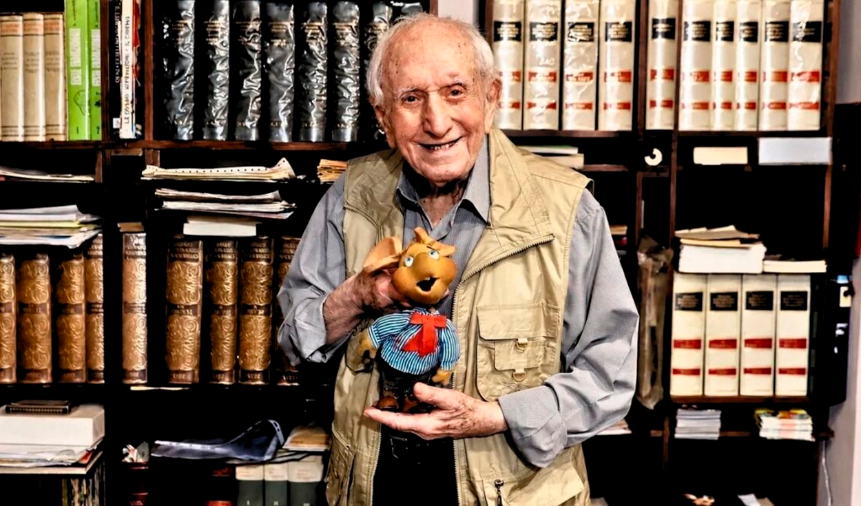 Muere Pepino Mazullo, voz original de Topo Gigio, a los 100 años y conmociona a sus seguidores