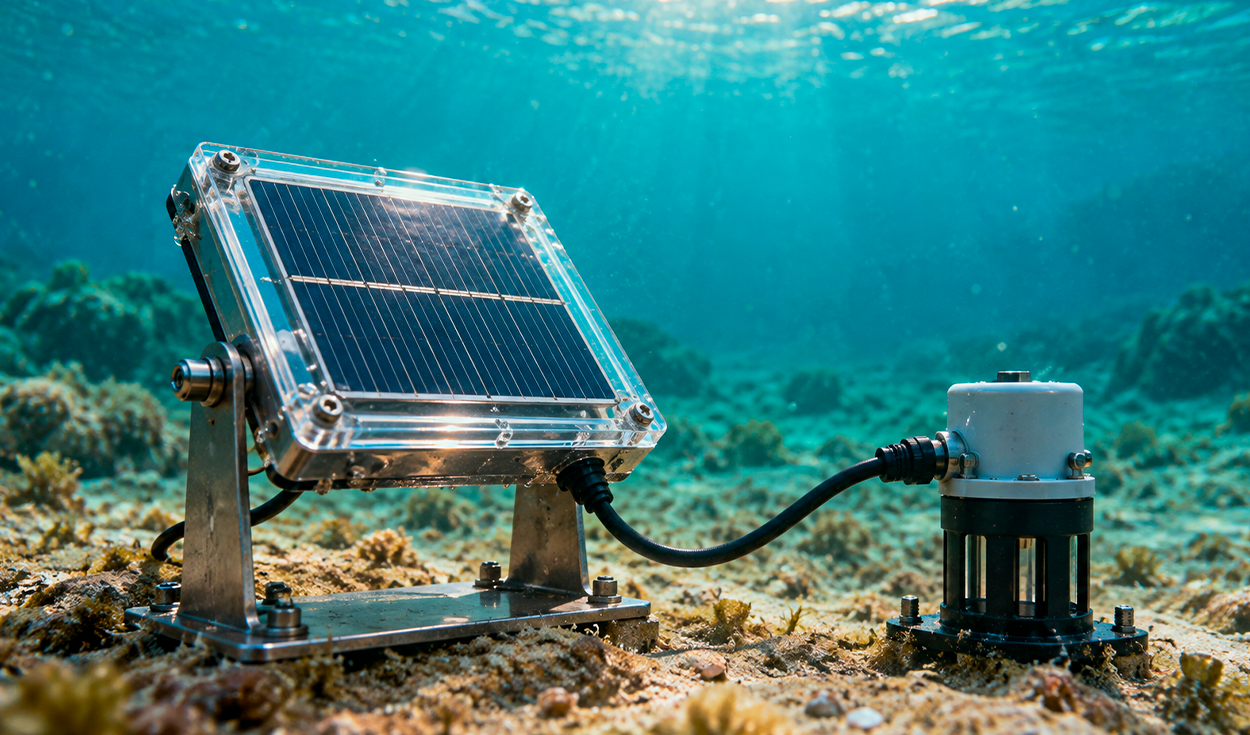 China genera electricidad con paneles solares a 10 metros bajo el mar: podrían alimentar sensores submarinos durante más de 5 años