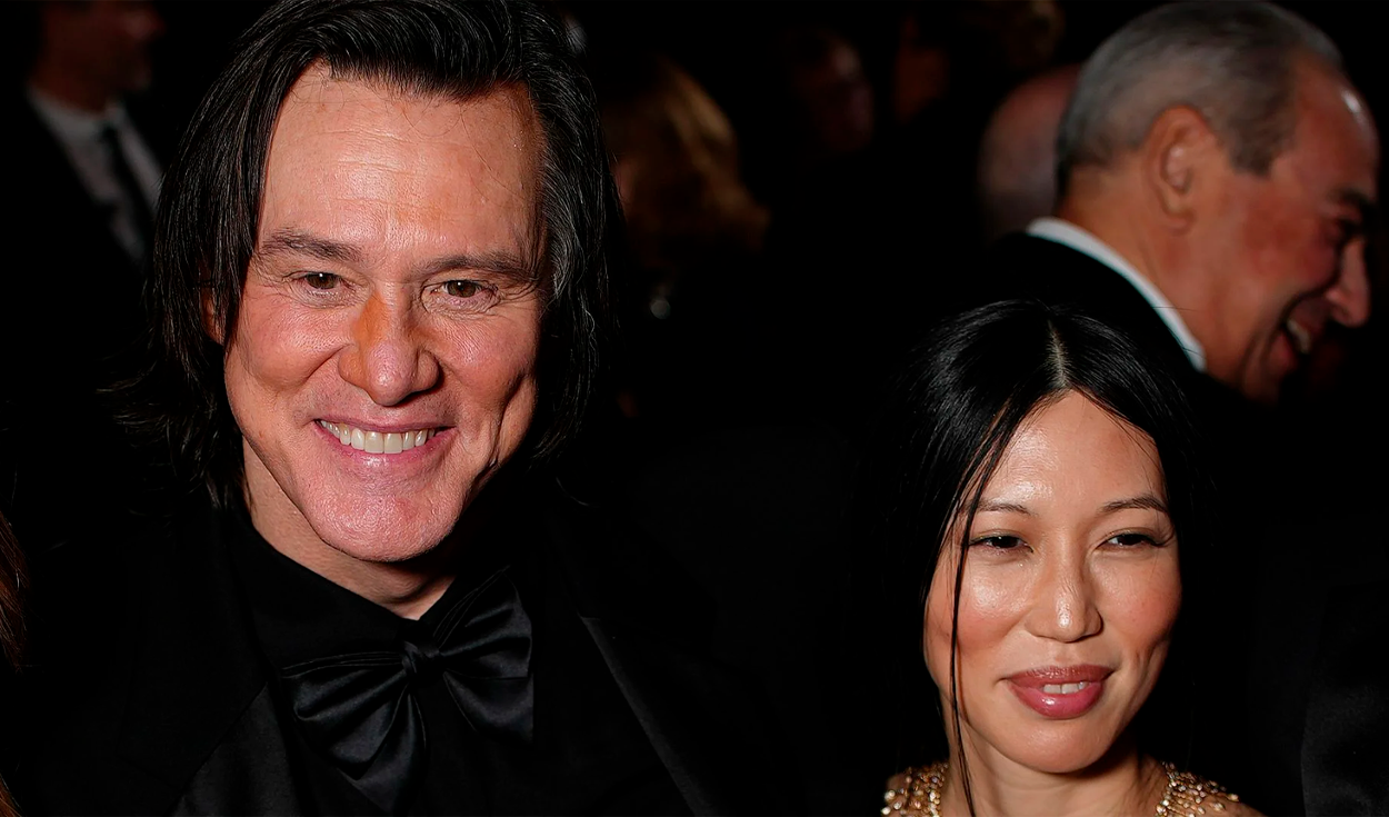 Actor Jim Carrey, de 64 años, se casó en secreto con su novia Min Ah, de 32, en Los Ángeles