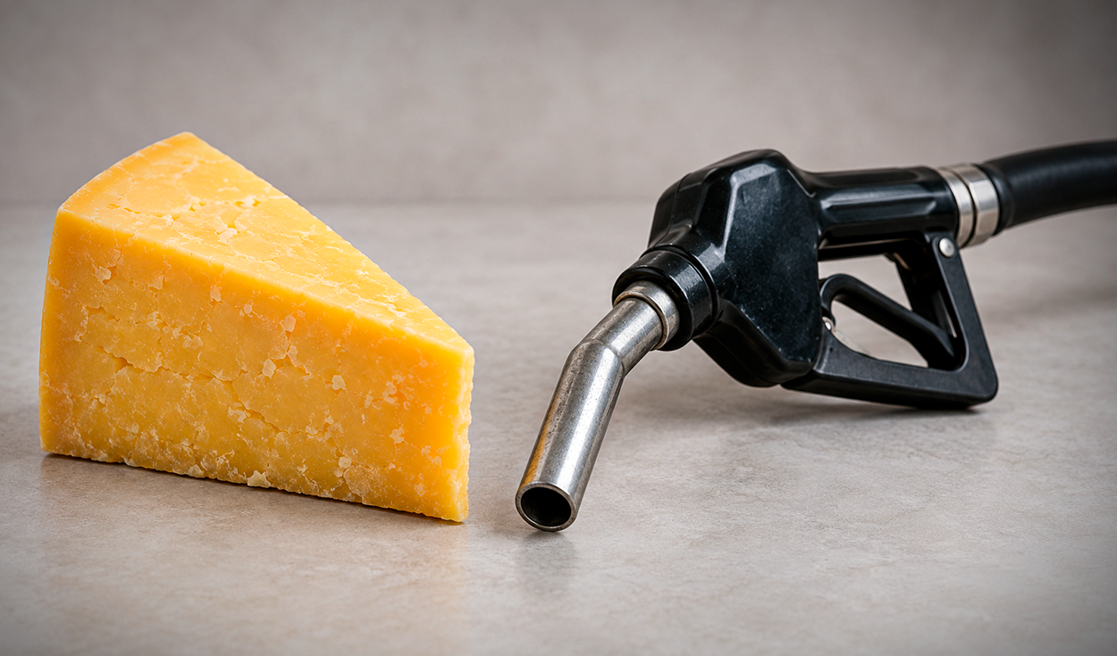 Tu nuevo combustible podría venir del queso: científicos convierten el suero salado en bioetanol y buscan ampliar su producción