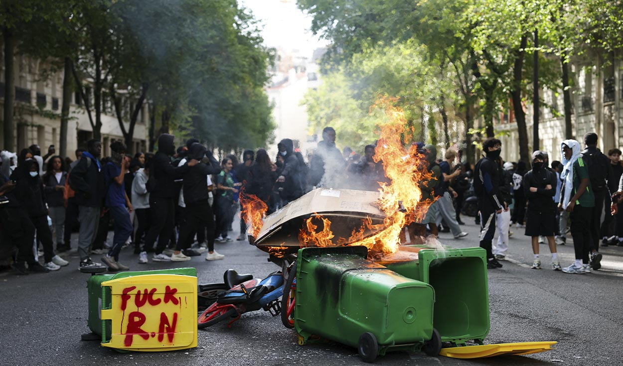 Protestas estudiantiles en Francia dejan 600 detenidos y 400 liceos cerrados en una nueva jornada de movilizaciones