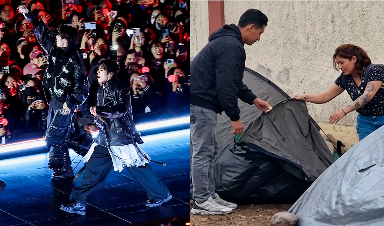 Policía desaloja a las ARMYS que acampaban afuera del estadio San Marcos a pocos días del concierto de BTS