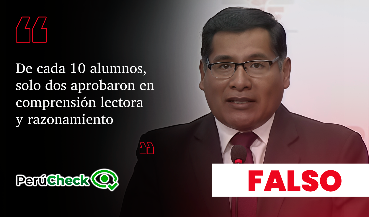 Es falso que solo dos de cada 10 alumnos alcanzaron un nivel satisfactorio en lectura y razonamiento en la prueba PISA 2025
