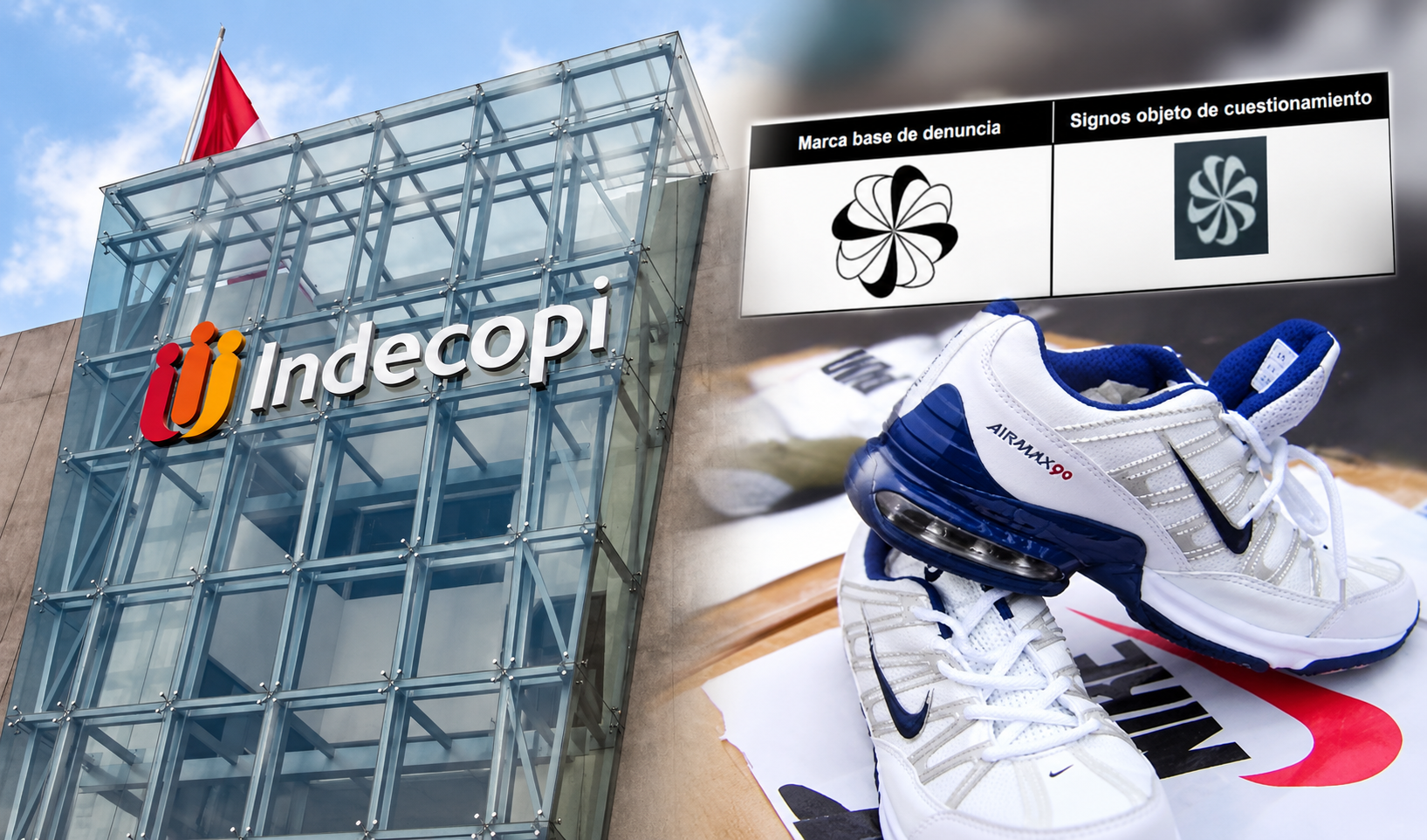 Indecopi confirma multa de S/682.770 a empresa por importar zapatillas con logo similar a Nike