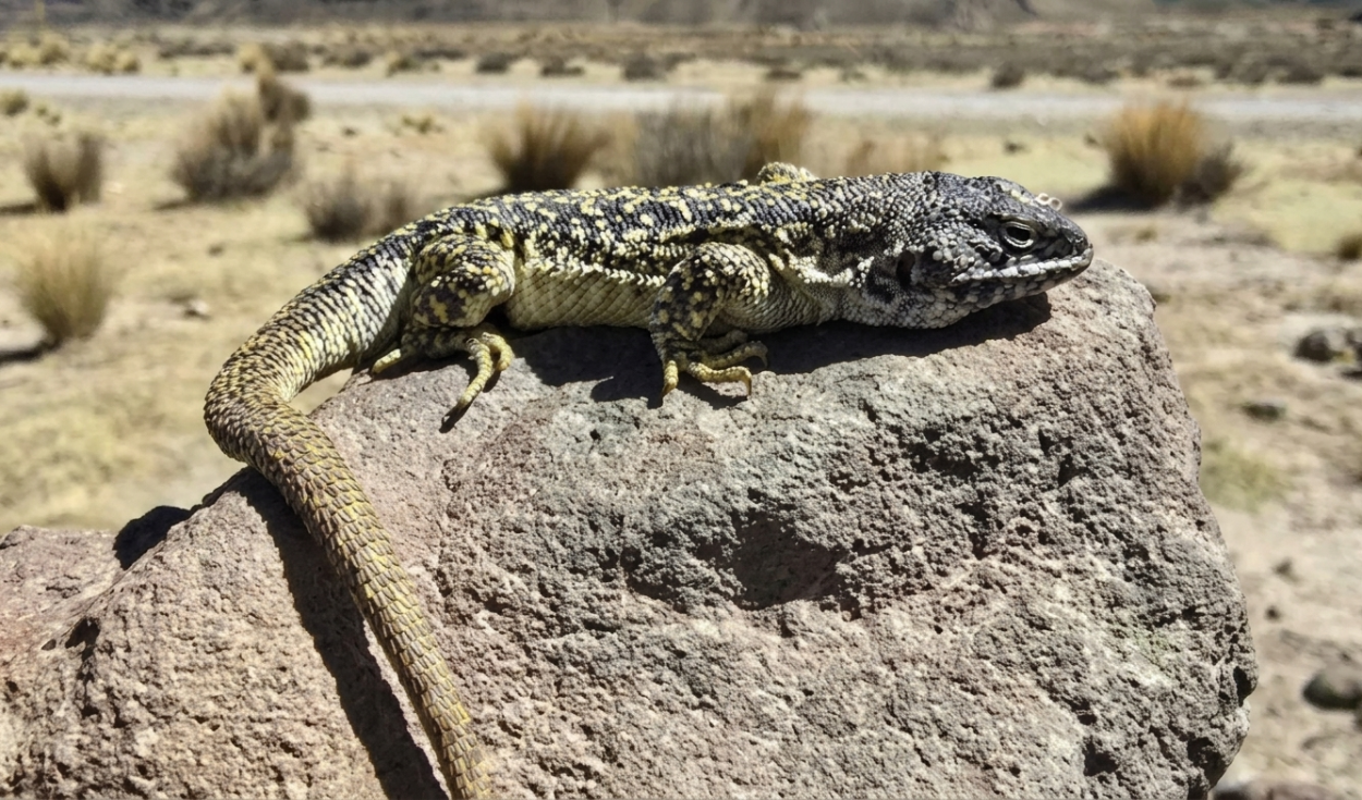 Investigadores peruanos descubren una nueva especie de lagartija que habita en el altiplano de Arequipa