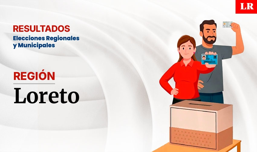 Resultados en Loreto: Fernando Meléndez y German Chong lideran el conteo de votos
