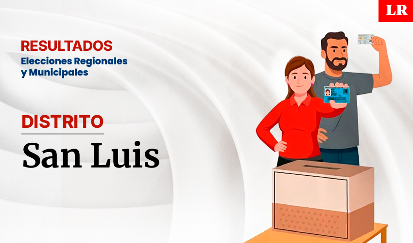 Resultados en San Luis, según la ONPE: conoce quién es el virtual alcalde del distrito