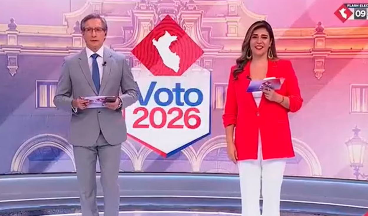 Verónica Linares bromea a Federico Salazar por su edad en cobertura de las Elecciones 2026: “Pronto ya no vas a tener que votar”