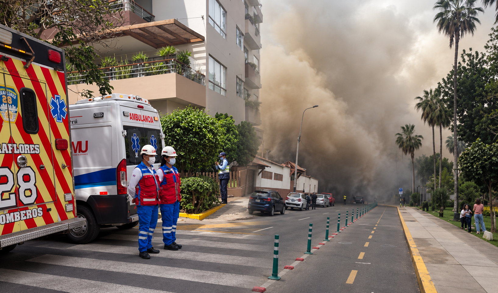 Emergencia por humo en Lima: Minsa activa protocolo del SAMU y pone en alerta al Hospital Casimiro Ulloa