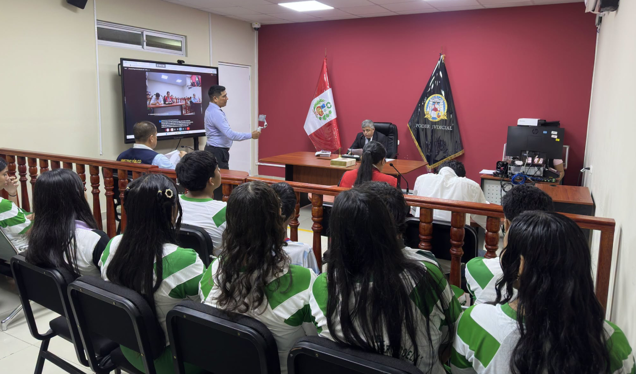 Tumbes: Ruta de la Flagrancia acerca el sistema de justicia a escolares