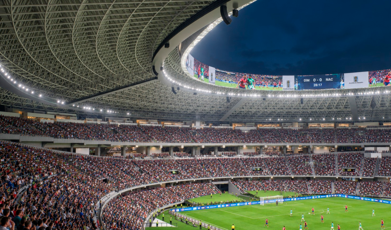 LaLiga acompaña modernización del mítico Estadio Atanasio Girardot en Colombia: ¿pasará lo mismo en Perú?