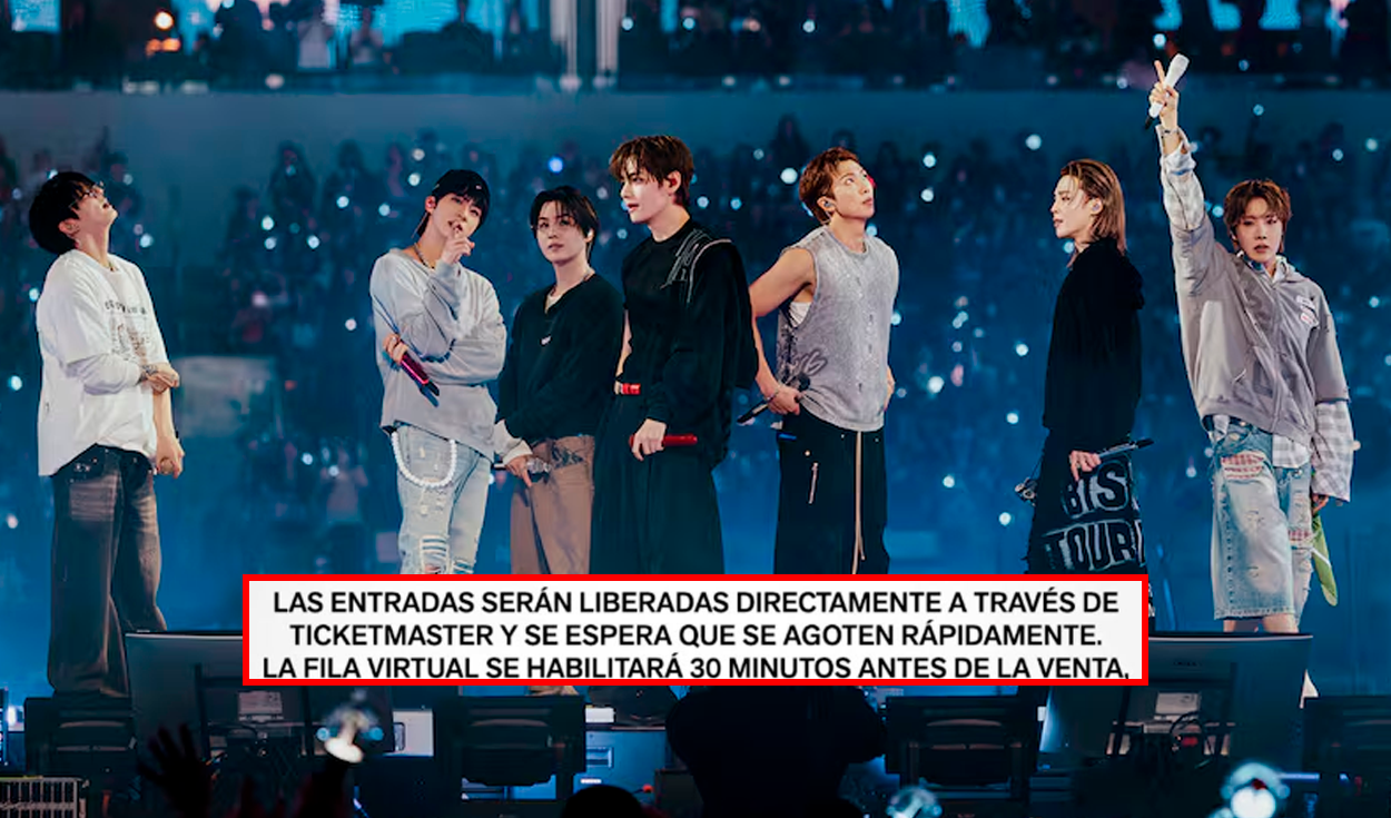 ¡Atención Armys! Ticketmaster anunció hoy venta de nuevas entradas para los tres conciertos de BTS en el Estadio San Marcos