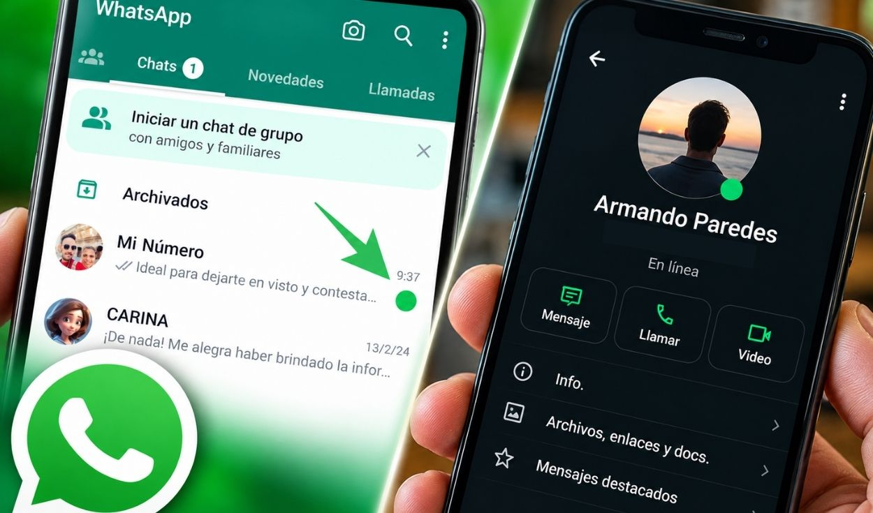 ¿Qué significa el punto verde en WhatsApp?: así funcionará la lista de contactos disponibles