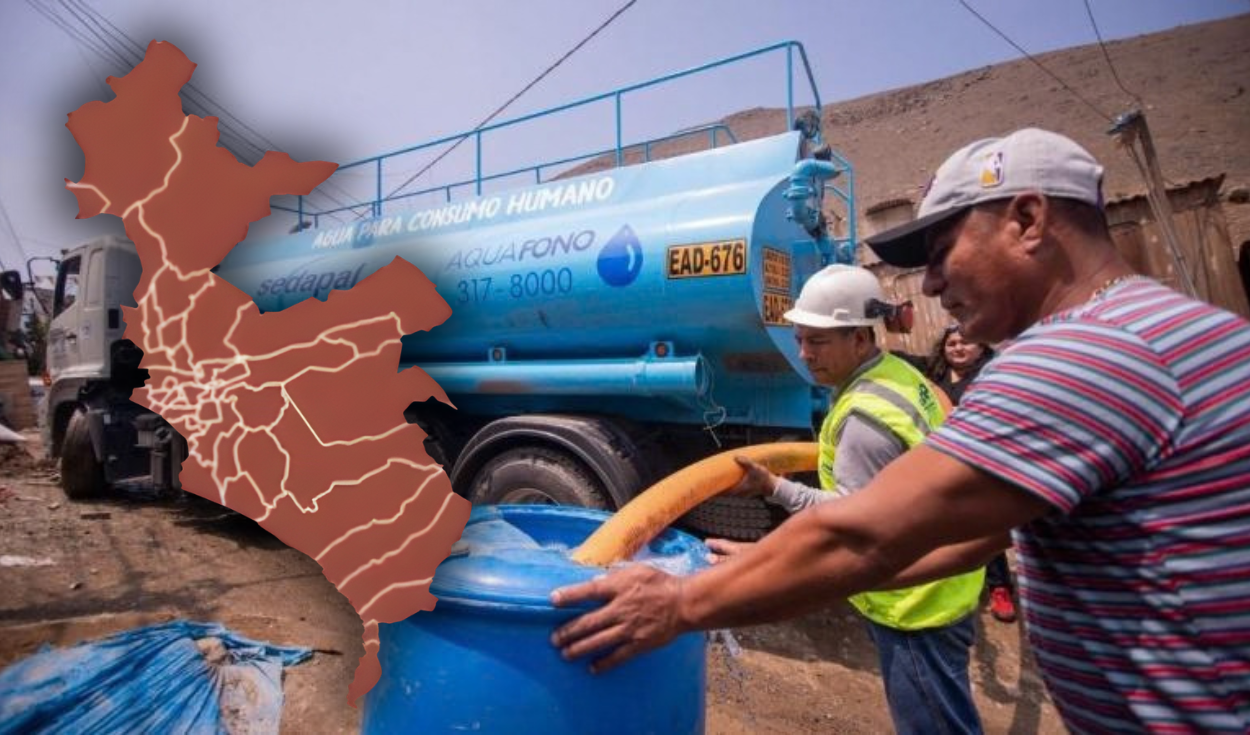 Seis distritos de Lima tendrán corte de agua este viernes 9 de octubre por hasta 14 horas: consulta zonas afectadas