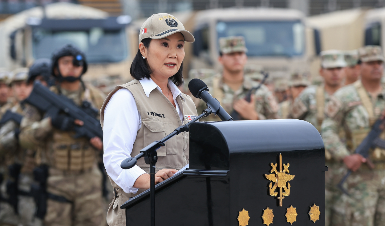 Keiko Fujimori crea comando unificado de FF. AA. y PNP: “Ya no vamos a esperar”