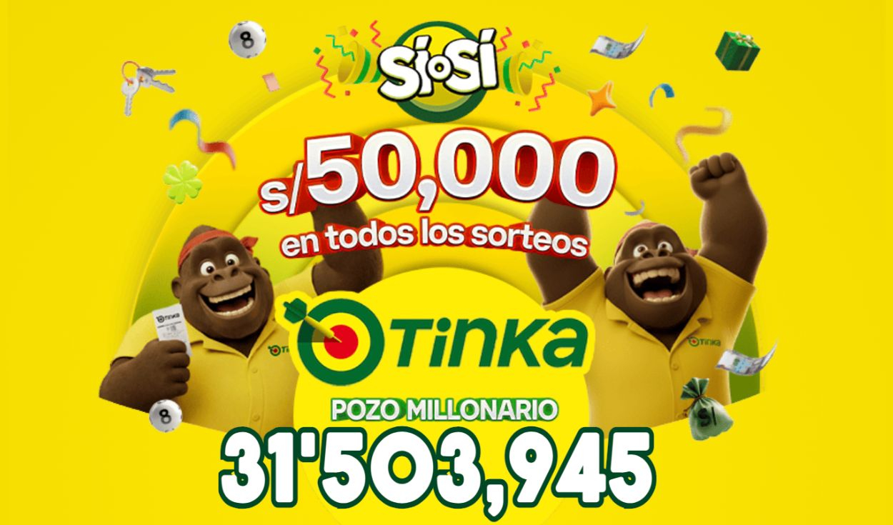 Resultados de La Tinka del miércoles 7 de octubre: números ganadores, premios del Pozo Millonario, boliyapa, S/50.000 y más