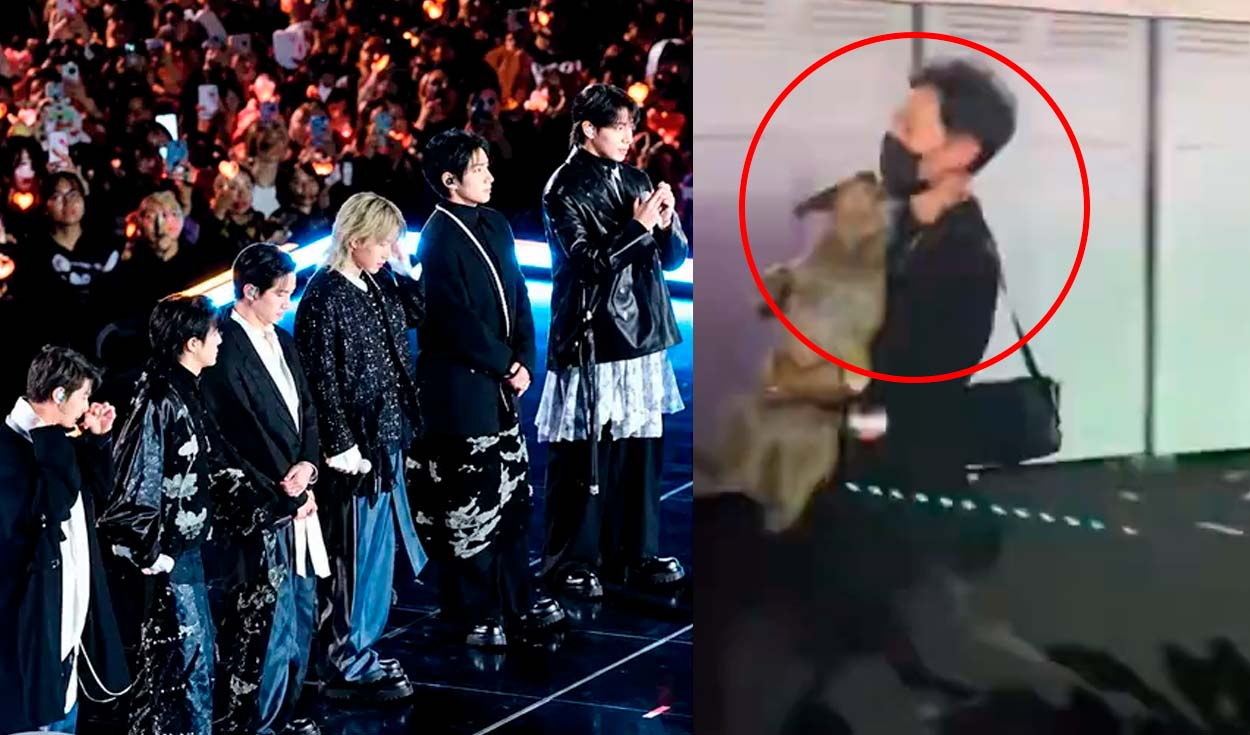¡El army más fiel! Perrito se hace viral al infiltarse en pleno concierto de BTS en Perú, pero es sacado por miembros de seguridad