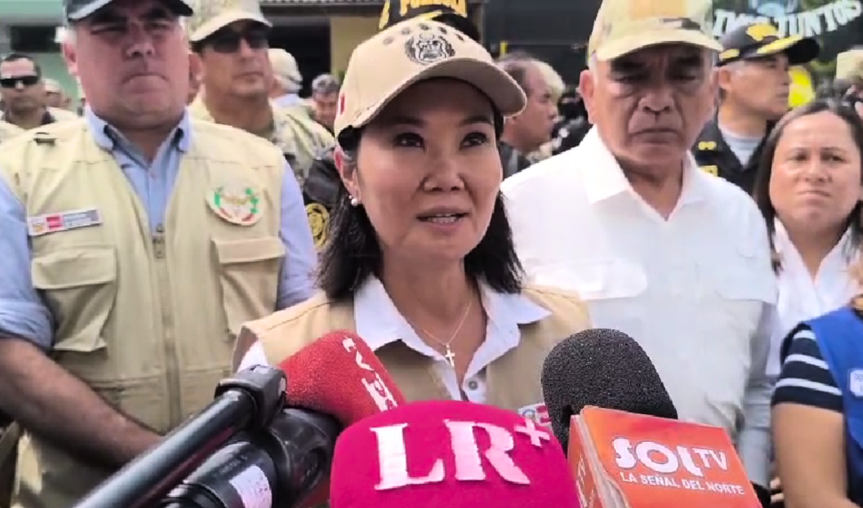 Keiko Fujimori se reunió con presos del penal El Milagro en Trujillo: "Les he dicho pórtense bien"