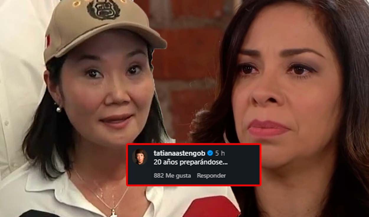 Tatiana Astengo lanza irónico comentario en contra de Keiko Fujimori por decirle a los presos en Trujillo que se porten bien: "Tap tap para tu taper"