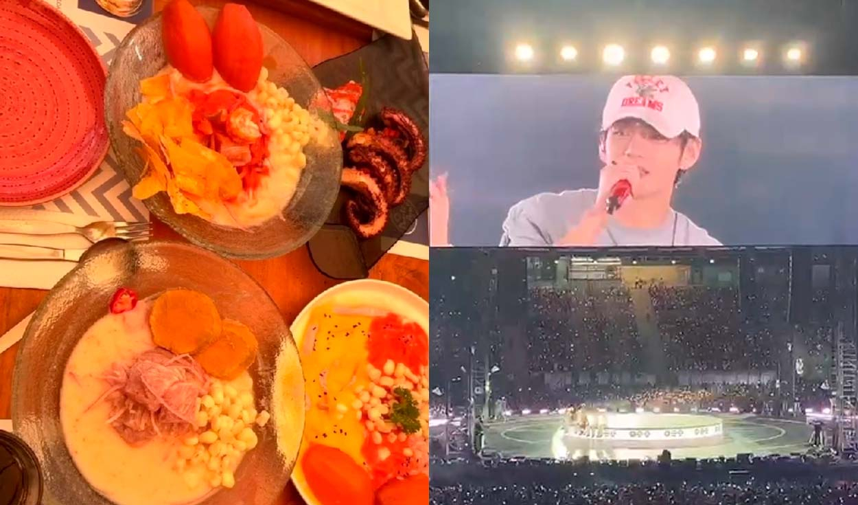 V de BTS confiesa en pleno concierto que sufrió indigestión por comer comida peruana en exceso: "No di el 100% de mí"