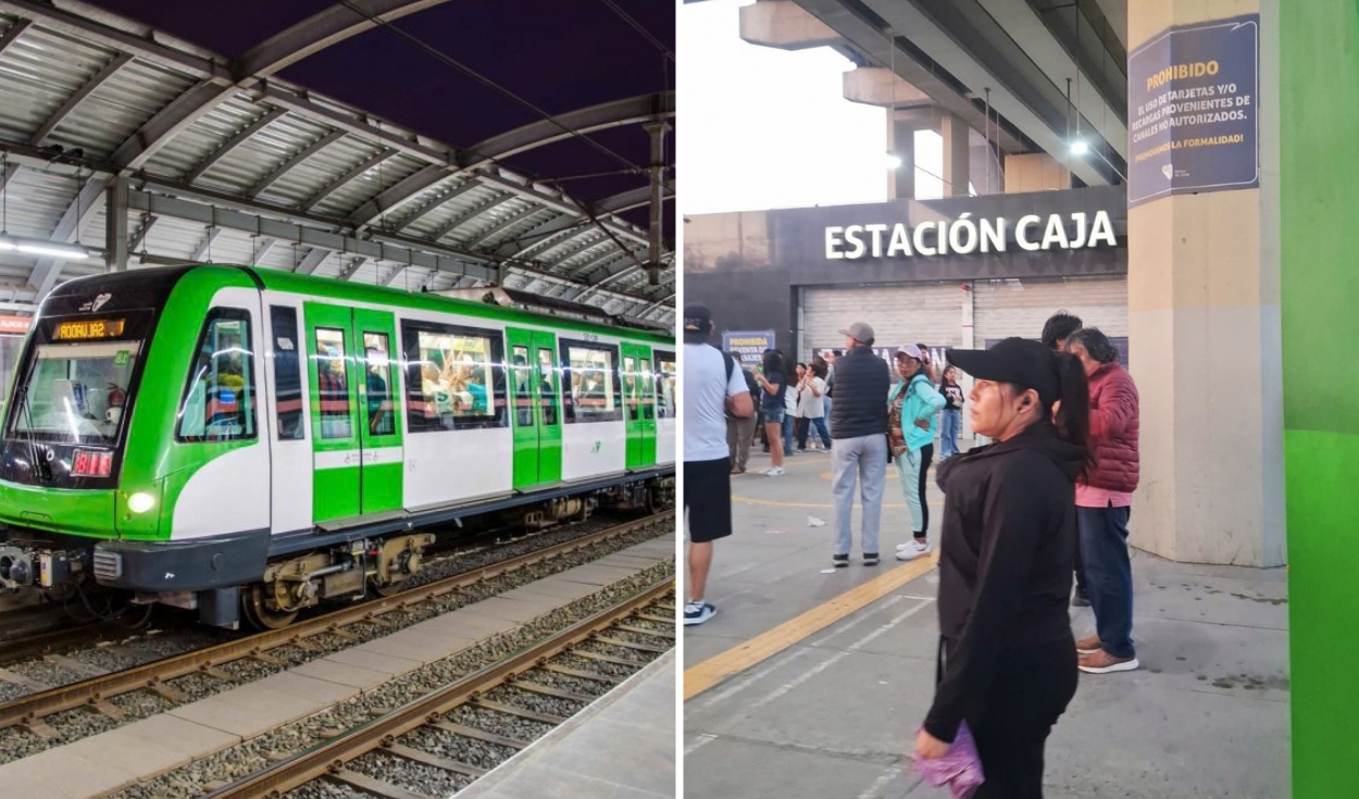 ¡Atención, pasajeros! Línea 1 del Metro de Lima cierra 4 estaciones y restringe su servicio por emergencia