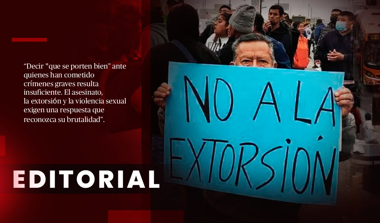 Al crimen, sin eufemismos