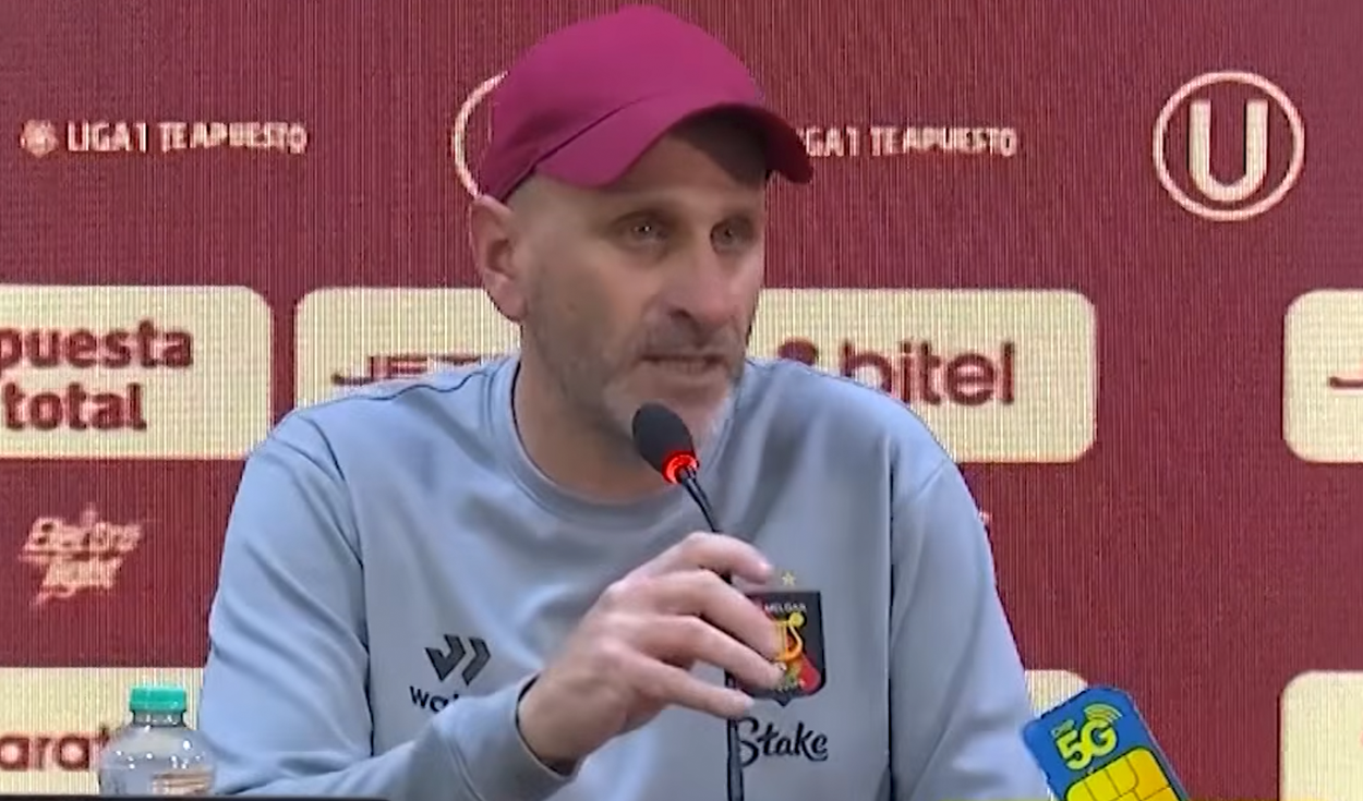 Miguel Ángel Rondelli, DT de Melgar, confronta a la prensa tras 2-2 ante Universitario: “Nos tratan como una porquería”