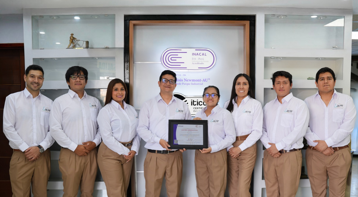 LAB PERÚ MINERALS OBTIENE ACREDITACIÓN PARA EL ANÁLISIS NEWMONT-AU