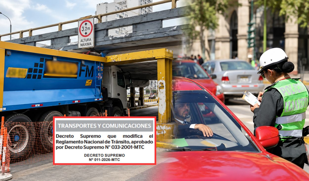 MTC incorpora dos infracciones muy graves al Reglamento de Tránsito desde octubre: cambios en los límites de velocidad y otras normas de tránsito