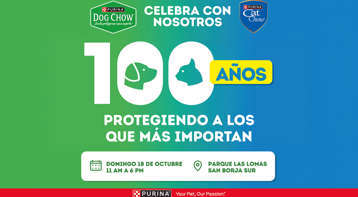¿Buscas un plan petfriendly? Purina celebra sus 100 años con actividades gratuitas para familias y mascotas