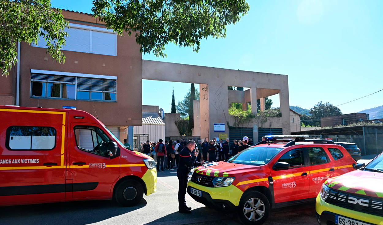Un adolescente de 14 años desató un tiroteo en una escuela de Francia: el director y una profesora resultaron heridos