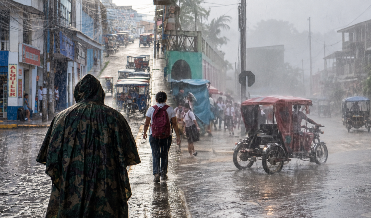 Decimosegundo friaje traerá lluvias, tormentas eléctricas y descenso de temperaturas en la selva, según Senamhi
