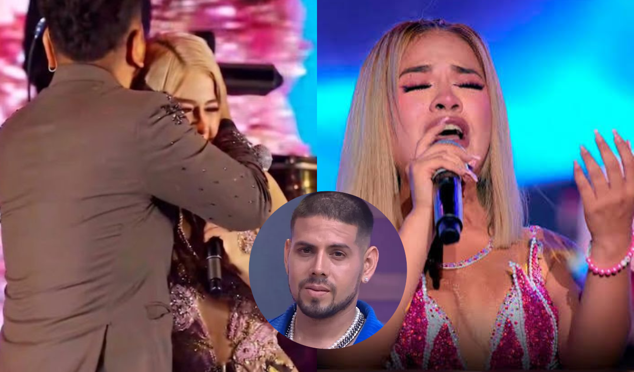 Mackeily Luján llora en pleno concierto de la Bella Luz tras ruptura definitiva con Dimas Ysla: “Cómo me duele”