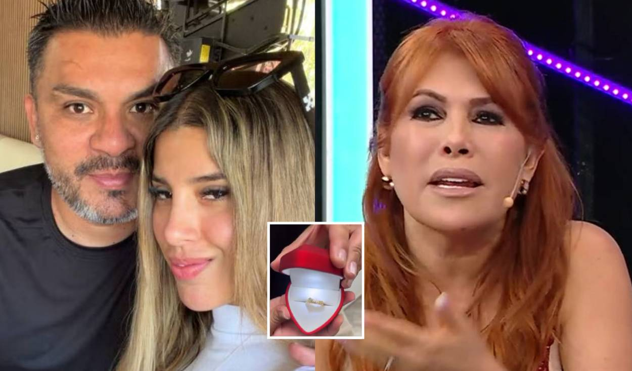 Magaly Medina se burla en vivo del anillo que 'Don Diablo' regaló a Yahaira Plasencia: "Sencillito... no tiene ni una piedrita"
