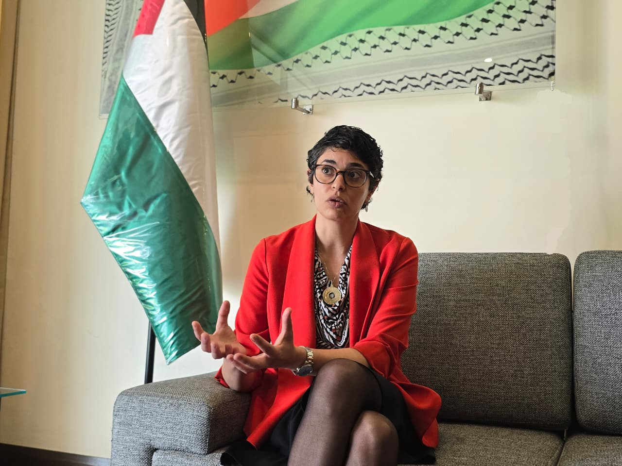 "Lo que está pasando en el Medio Oriente afecta a Perú", dice la nueva embajadora de Palestina en el país Deema Asfour