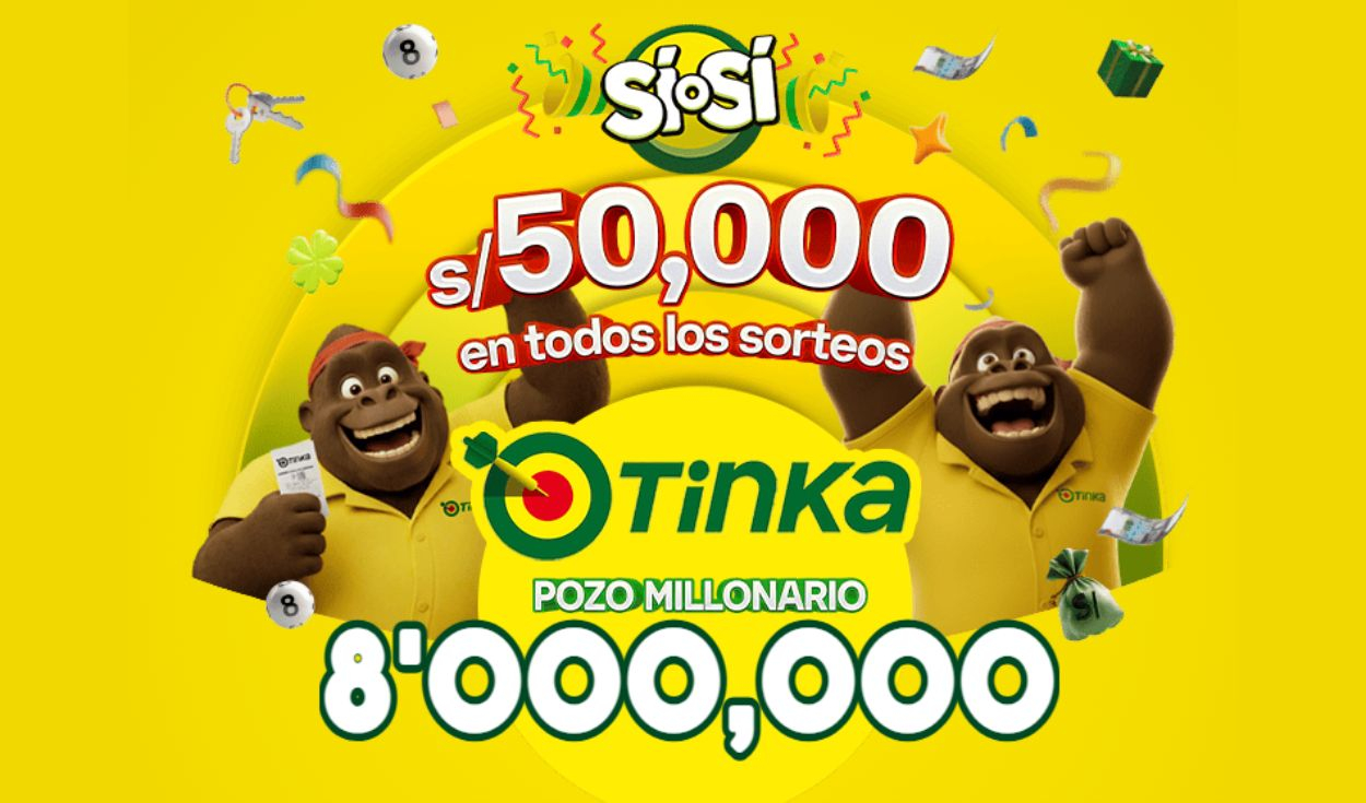 Resultados de La Tinka del miércoles 14 de octubre: números ganadores, premios del Pozo Millonario, boliyapa, S/50.000 y más