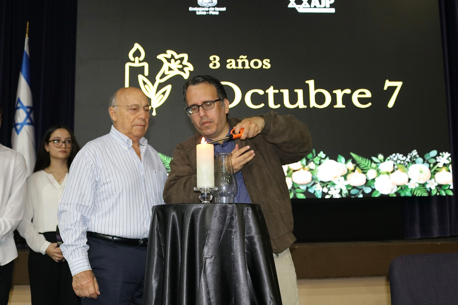 Comunidad judía en el Perú conmemora los tres años del 7 de octubre
