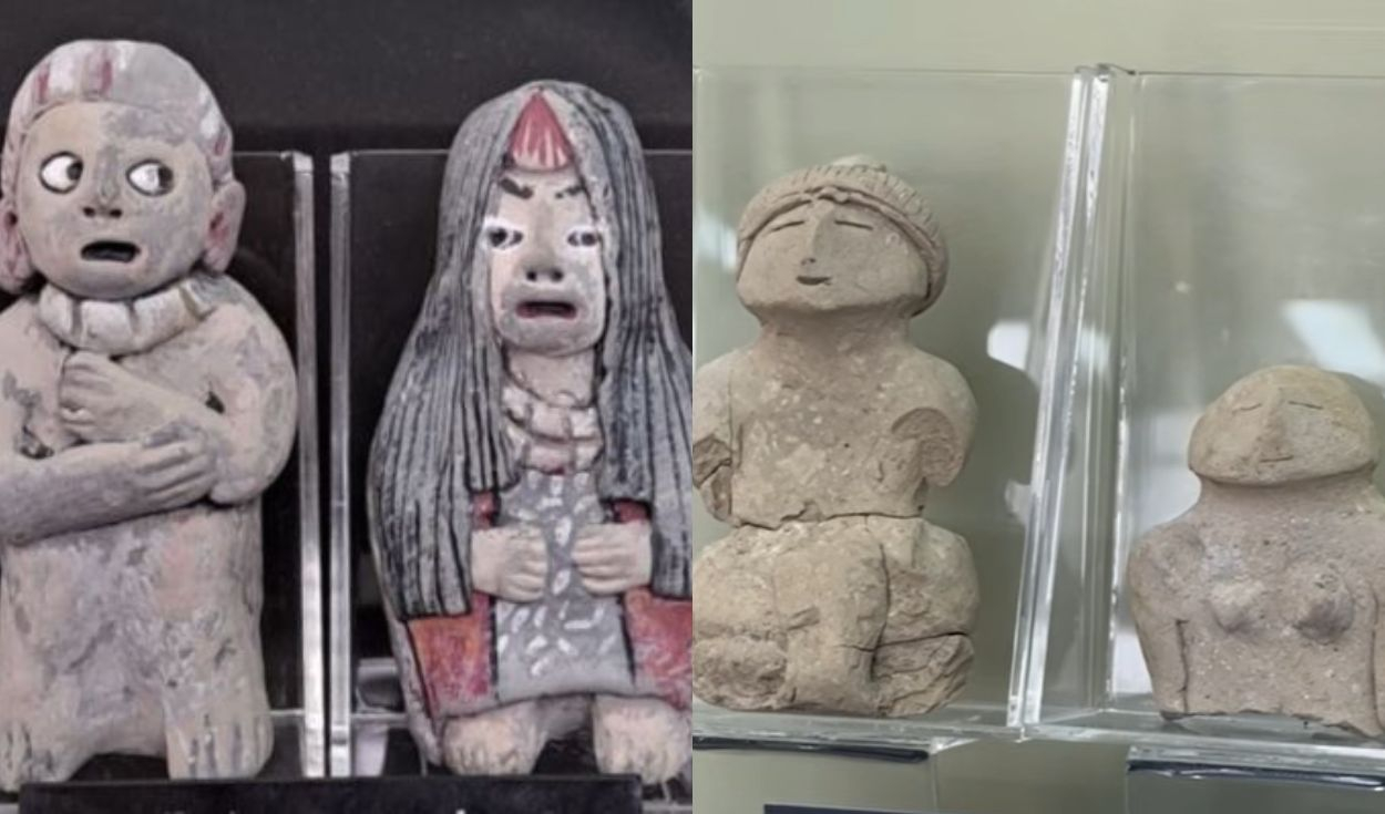 Caral: hallan figuras de una pareja de hace más de 4.000 años y arqueólogos estudian su significado