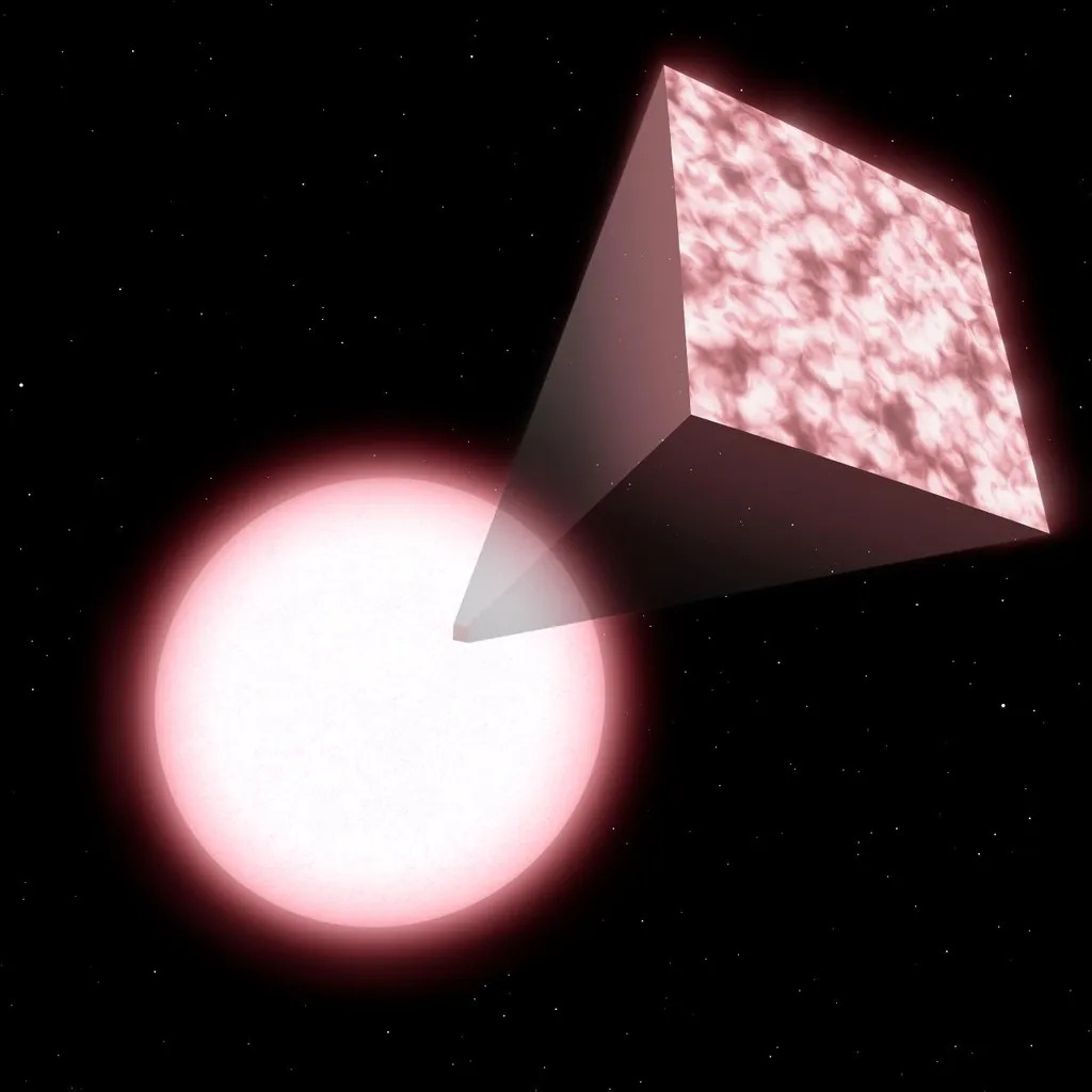 Una enana blanca en color rosa. Foto: Universidad de Warwick