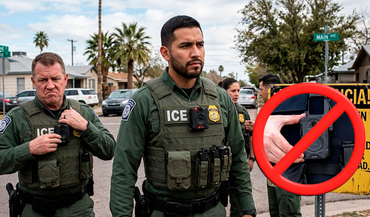 Pésimas noticias para inmigrantes | Agentes del ICE se rehúsan utilizar cámaras corporales que se activen automáticamente en EE.UU.