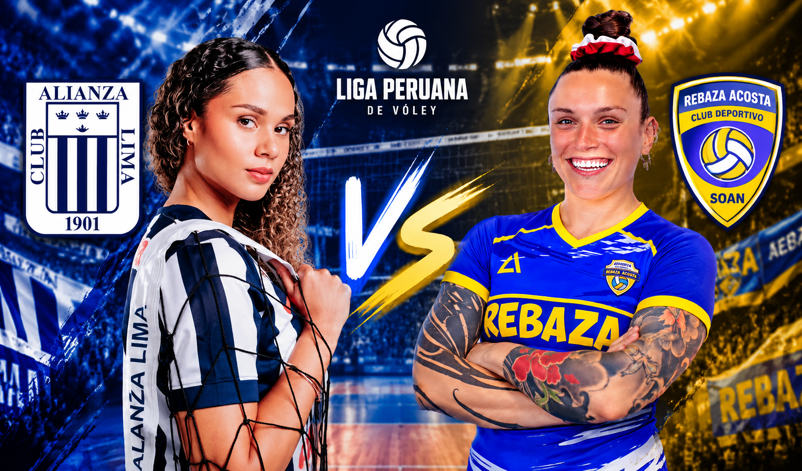 Alianza Lima vs Rebaza Acosta EN VIVO: hora y canal del partido por la fecha 1 de la Liga Peruana de Vóley 2026