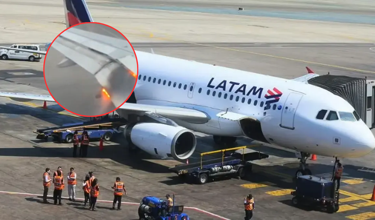 Ala de avión se incendia antes de despegar a Piura en el aeropuerto Jorge Chávez: pasajeros fueron desembarcados