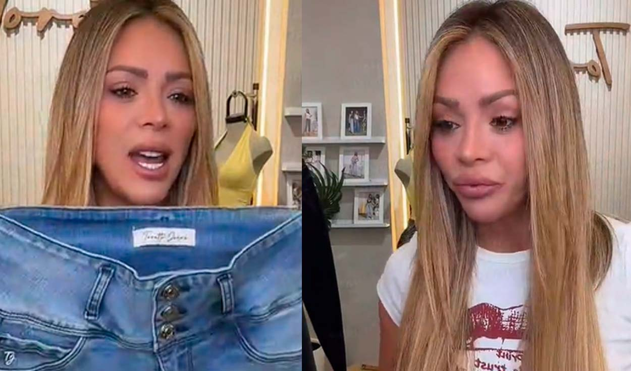 Sheyla Rojas reaparece tras derrota de Joaquín Ramírez en Cajamarca y vende jeans a casi S/100: "¿Muy caro?"